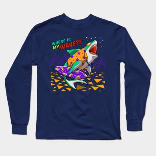 surfer shark Long Sleeve T-Shirt